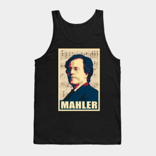 Gustav Mahler musical notes Tank Top